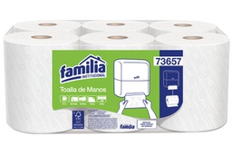 [HI608005] TOALLA MANOS FAMILIA 7365-7 BCA TH 120 MTS