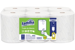 [HI608006] TOALLA MANOS FAMILIA 7366-7 BCA HD 120 MTS